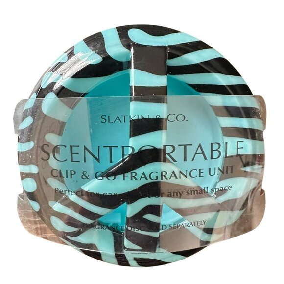 Bath & Body Works Scentportable Visor Clip Blue Black Safari Peace - Picture 2 of 6